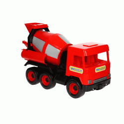 Wader 32114 - Middle Truck Betoniarka Czerwona w Kartonie