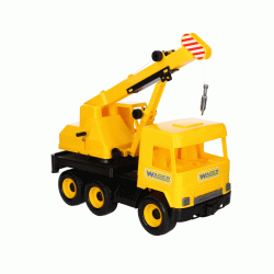 Wader 32122 - Middle Truck Dźwig Żółty w Kartonie