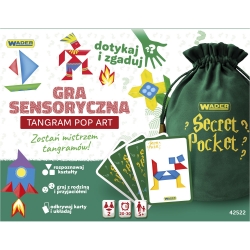 42522 - Play&Fun Secret Pocket Tangram Pop Art gra sensoryczna