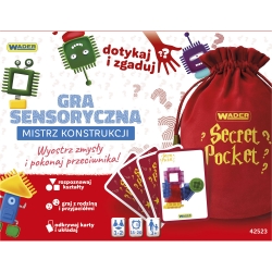 Wader 42523 - Play&Fun Secret Pocket Mistrz Konstrukcji gra sensoryczna