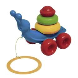 Wader 42230 - Ślimak zabawka edukacyjna 8 el.