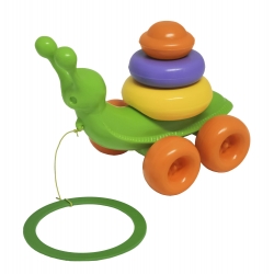 Wader 42230 - Ślimak zabawka edukacyjna 8 el.