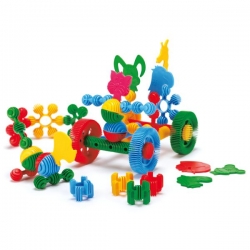 Wader 80144 - Klocki Funny Blocks  180 szt.