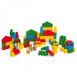 Wader 80152 - Klocki Middle Blocks 240 szt.