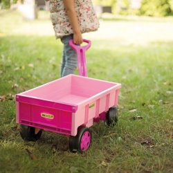 Wader 65106 -  Gigant Truck Wywrotka z Przyczepą zestaw różowy