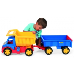 Wader 65100 -  Gigant Truck Wywrotka z Przyczepą