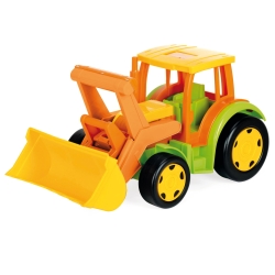 Wader 66305 - Gigant Traktor Ładowarka z Przyczepą z zestawem do piasku