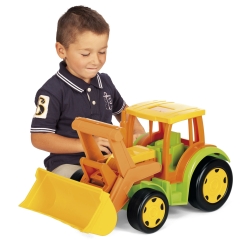 Wader 66305 - Gigant Traktor Ładowarka z Przyczepą z zestawem do piasku