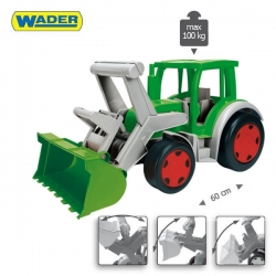 Wader 66015 - Gigant Traktor Farmer Spychacz bez Kartonu