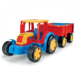 Wader 66100 - Gigant Traktor z Przyczepą