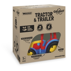 Wader 66100 - Gigant Traktor z Przyczepą