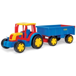 Wader 66100 - Gigant Traktor z Przyczepą