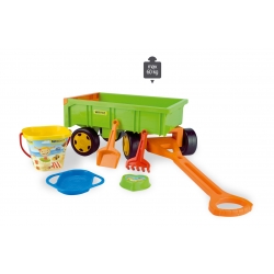 Wader 10953 - Wózek Przyczepa z Kompletem do Piasku