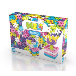 MELI BASIC PINK 50025 WAFLE KLOCKI 300 elementów