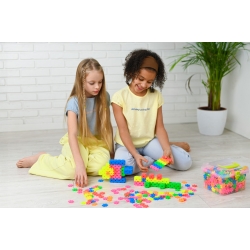 MELI BASIC NEON BOX TRAVEL 50090 WAFLE KLOCKI 250 elementów