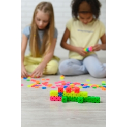 MELI BASIC NEON BOX TRAVEL 50091 WAFLE KLOCKI 500 elementów