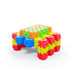 MELI BASIC NEON BOX TRAVEL 50092 WAFLE KLOCKI 1000 elementów