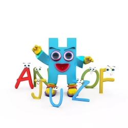 MELI BASIC NEON EDU 50094 WAFLE LITERY 1200 elementów