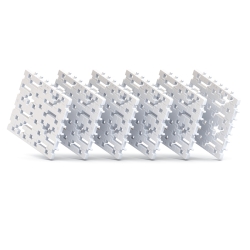 MELI MAXI PODSTAWA 50430 WAFLE KLOCKI 6 elementów szary