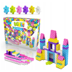 MELI BASIC PINK 50031 WAFLE KLOCKI 1000 elementów