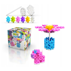 MELI BASIC CONSTRUCTOR PINK 50060 WAFLE KLOCKI 200 elementów