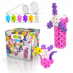 MELI BASIC CONSTRUCTOR PINK 50065 WAFLE KLOCKI 400 elementów