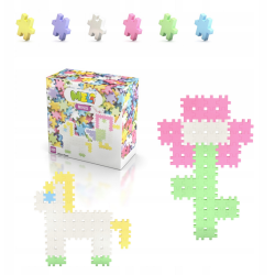 MELI MINIS 50304 MINI WAFLE PASTELOWE KLOCKI 200 elementów