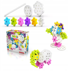 MELI MAXI PINK CONSTRUCTOR 50423 WAFLE KLOCKI 70 elementów