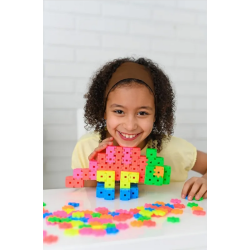 MELI BASIC NEON BOX TRAVEL 50092 WAFLE KLOCKI 1000 elementów