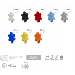 MELI MINIS KOSMOS 50320 MINI WAFLE KLOCKI 1000 elementów