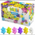 MELI BASIC PINK 50019 WAFLE KLOCKI 50 elementów