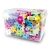 MELI MAXI TRAVEL BOX PINK 50416 WAFLE KLOCKI 230 elementów