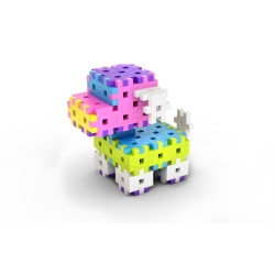 MELI BASIC PINK 50020 WAFLE KLOCKI 150 elementów