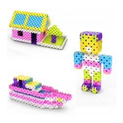 MELI BASIC PINK BOX TRAVEL 50023 WAFLE KLOCKI 1000 elementów