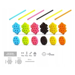 MELI BASIC CONSTRUCTOR SET 50034 WAFLE KLOCKI 60 elementów