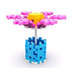 MELI MAXI PINK CONSTRUCTOR 50425 WAFLE KLOCKI 220 elementów