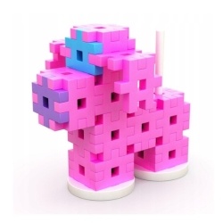 MELI MAXI PINK CONSTRUCTOR 50425 WAFLE KLOCKI 220 elementów