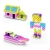 MELI BASIC PINK BOX TRAVEL 50023 WAFLE KLOCKI 1000 elementów