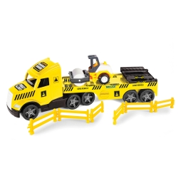 Wader 36451 - Magic Truck Technic laweta z walcem