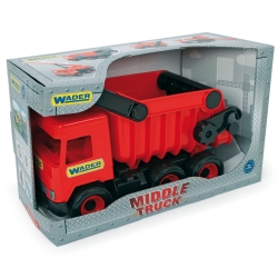 Wader 32111 - Middle Truck Wywrotka Czerwona w Kartonie