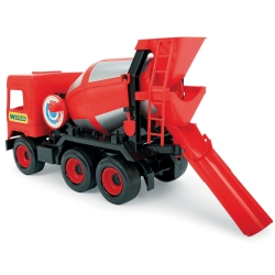 Wader 32114 - Middle Truck Betoniarka Czerwona w Kartonie