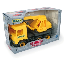 Wader 32122 - Middle Truck Dźwig Żółty w Kartonie
