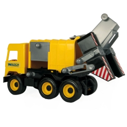 Wader 32123 - Middle Truck Śmieciarka Żółta w Kartonie