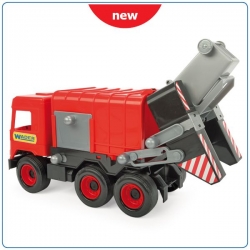Wader 32113 - Middle Truck Śmieciarka Czerwona w Kartonie