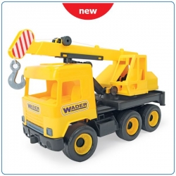 Wader 32122 - Middle Truck Dźwig Żółty w Kartonie
