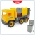 Wader 32123 - Middle Truck Śmieciarka Żółta w Kartonie