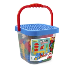 Wader 41340 - Klocki Mini Blocks w Wiaderku 134 el.