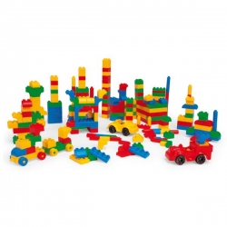 Wader 41340 - Klocki Mini Blocks w Wiaderku 134 el.