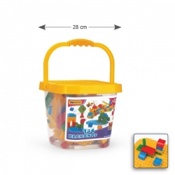 Wader 41340 - Klocki Mini Blocks w Wiaderku 134 el.