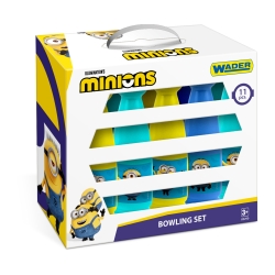 Wader 82290 - Kręgle 24cm Minions kręgle w kartonie